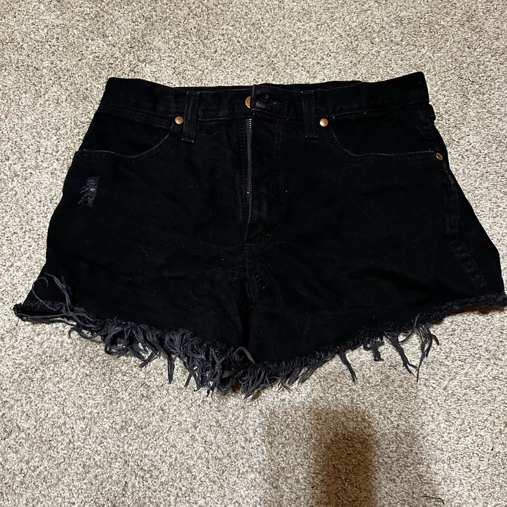 Wrangler Black Shorts